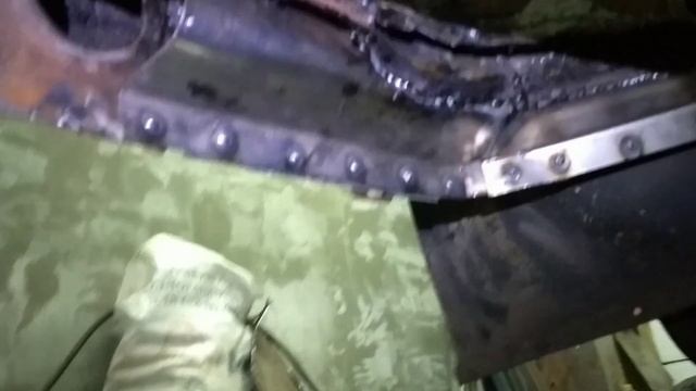 Ваз 2115 частичная переварка днища и лонжеронов.