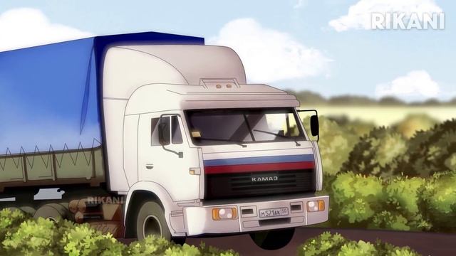 Дальнобойщики в стиле аниме от Rikani