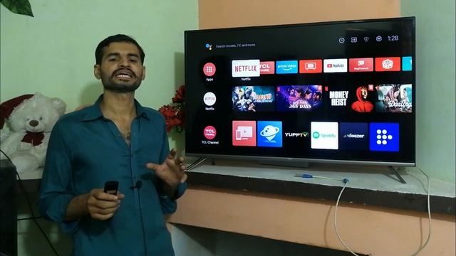 How to install google chrome on tcl android led tv || tcl android led tv with google play store