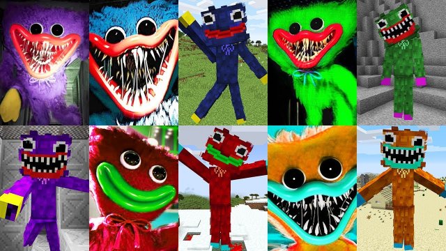 Мод на все виды ХАГГИ ВАГГИ в МАЙНКРАФТ ! POPPY PLAYTIME HUGGY WUGGY MINECRAFT