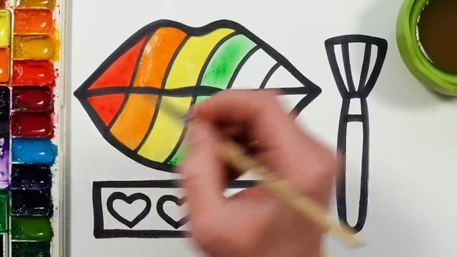 Рисуем фломастерами. Простой милый рисунок. Рисование для детей