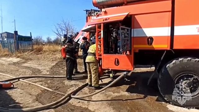 Пожар, Забайкалье. Видео: МЧС Забайкальского края