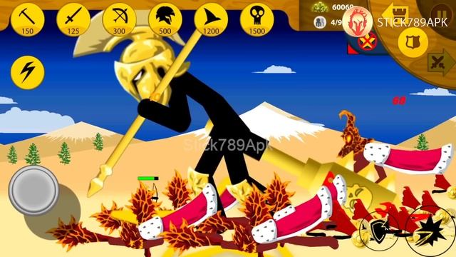 MEGA GOLDEN GRIFFON, XIPHOS VS FINAL BOSS LAVA, GIANT BOSS LEAF | Stick War Legacy Mod | Stick789Ap