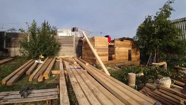 От фундамента до крыши за 7 дней. Сметы (Строительство бани)