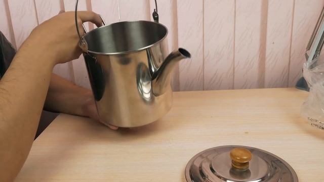 Походный чайник настоящего выживальщика из Китая.