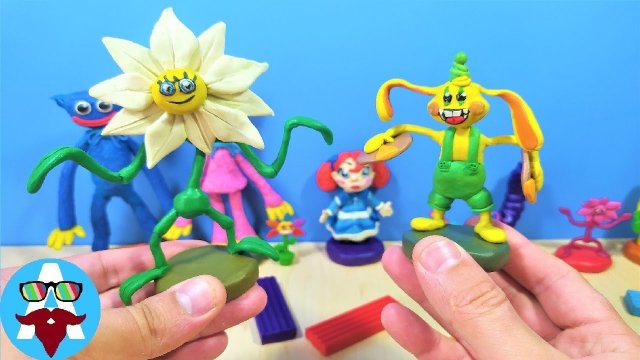 ЦВЕТОЧЕК ДЕЙЗИ И КРОЛИК БОНЗО | Poppy PlayTime Часть 2 | AVIPI ЛЕПКА из пластилина