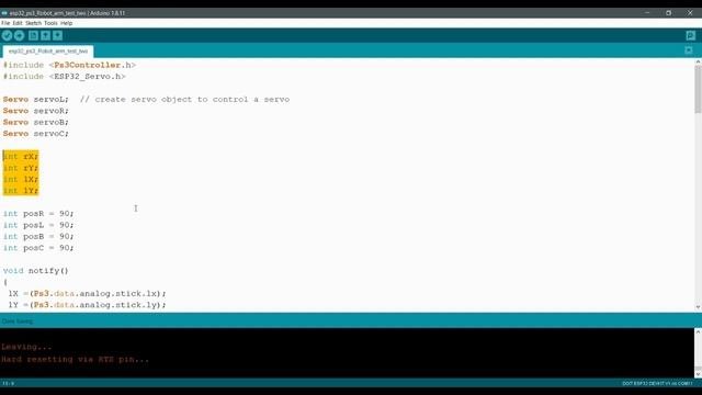 PS3 Controller + esp32 + robotic arm = awesome! (Building a wireless esp32 powered robotic arm)