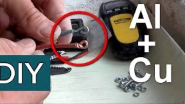 Как соединить алюминиевый и медный провод с помощью шайбы и изоленты? Стройхак электрика