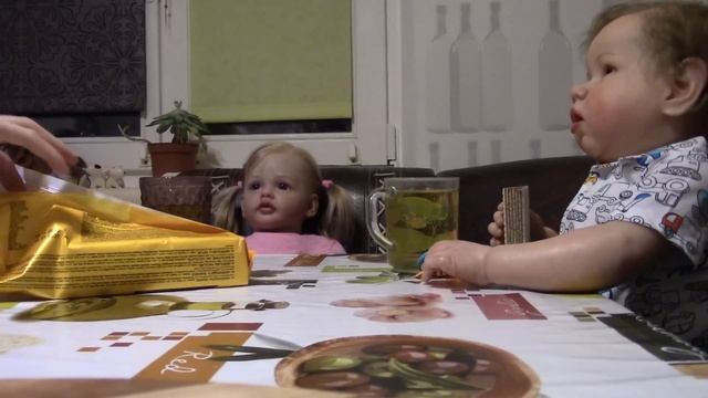 Vlog Вечер с 4 реборнами | evening with reborn doll