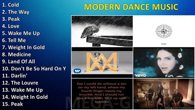 Modern dance music ~ Popular Dance Songs