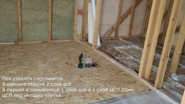Бюджетная каркасная баня своими руками за 30 дней
