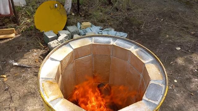 тандыр из бочки своими руками.mp4