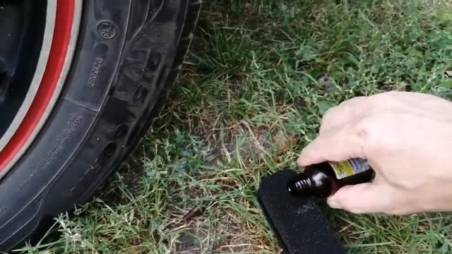Самый лучший способ чернение шин в домашних условиях