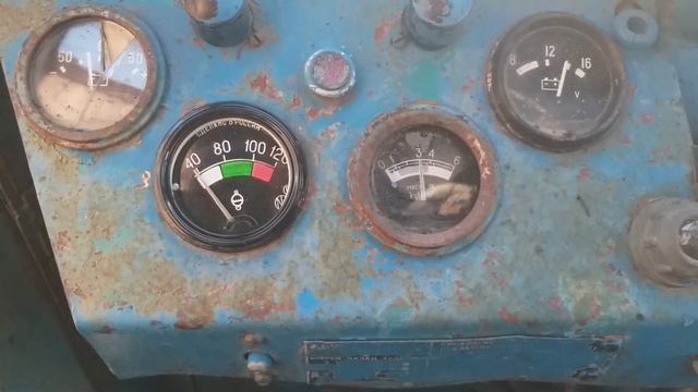 Начало обслуживания трактора Т-40 Замена датчика температуры, промывка фильтров