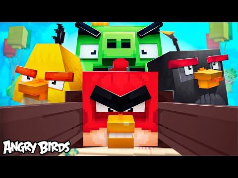 ПТИЧКИ ПРОТИВ СВИНЕЙ! Angry birds в Майнкрафт!
