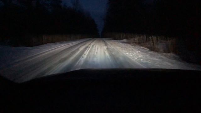 Как должны светить качественные билед линзы на трассе!