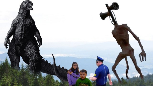Сиреноголовый и Pennywise против Мороженщика в реальной жизни Siren Head & Godzilla 11 серия