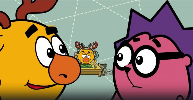 Смешарики: Пин-код, 2 сезон, 18 серия. Попался, Шаронойд