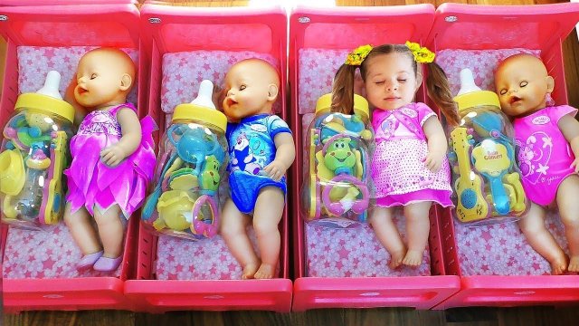 Learn colors with Baby Doll kids toys Are you sleeping song nursery rhymes for children's Baby songs