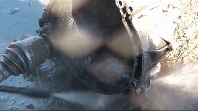 как отмыть коробку передач