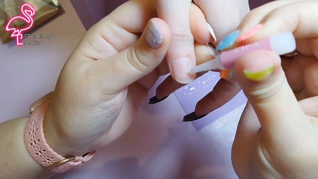 Как клеить накладные ногти