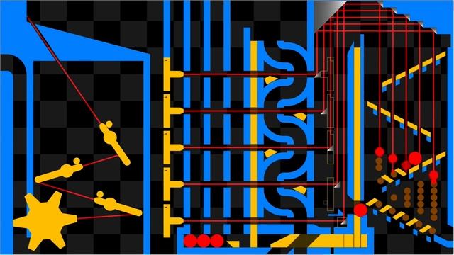 Chain Reaction - Marble Race in Algodoo