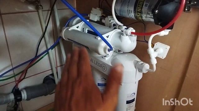 Установка насоса для обратного осмоса