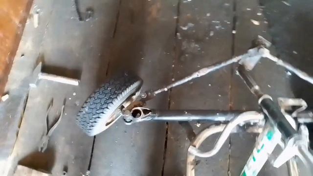 Картинг из бензопилы/без токарного станка/своими руками...