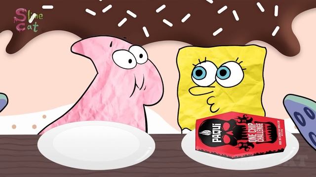 RICH VS BROKE?? | SPONGEBOB Vs PATRICK MUKBANG ANIMATION COMPLETE EDITION | SLIME CAT