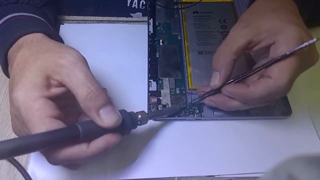 Huawei MediaPad T3 10 AGS-L09 (W09) Разборка и замена разьема Disassemble