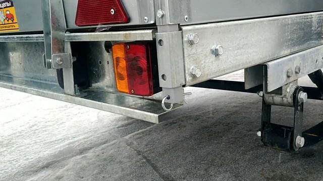 ПРИЦЕП AVTOS НА ГАЗЕЛЕВСКОЙ РЕССОРЕ ДЛЯ СТРОЙМАТЕРИАЛОВ