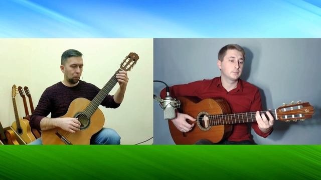 Гитарный дуэт В. Козлов – Шарманка на гитаре | ноты