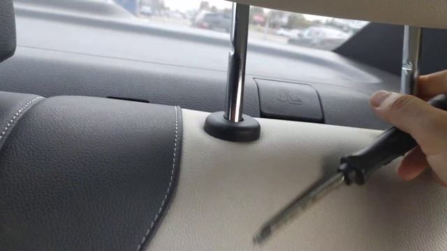 Как снять подголовники на авто VAG группы, Volkswagen, Audi, Škoda