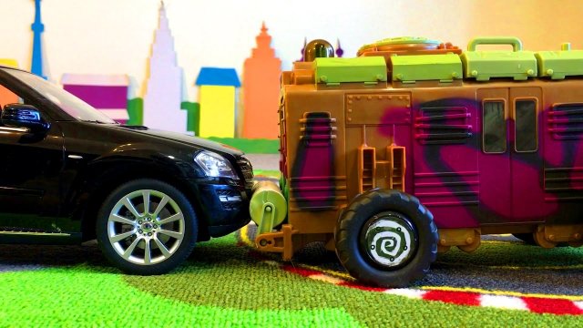 Черепашки Ниндзя и Крутая Машина Мультики про Машинки Игрушки