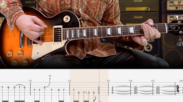 Black Dog - Led Zeppelin (Табулатура) Guitar Tutorial TABS