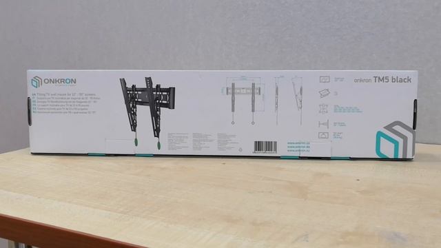 ОНЛАЙН ТРЕЙД. РУ Кронштейн ONKRON TM5, для LCD телевизора 32"-55", черный. Код товара: 1450277