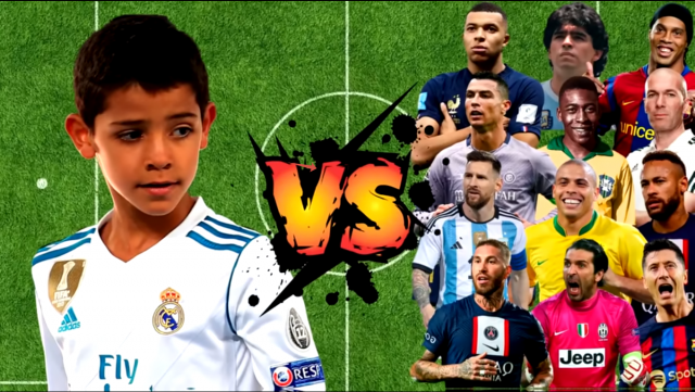 Ronaldo JR vs 50 LEGENDS