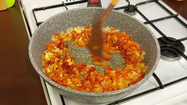 БУЛГУР с КУРИЦЕЙ и овощами на сковороде!!!