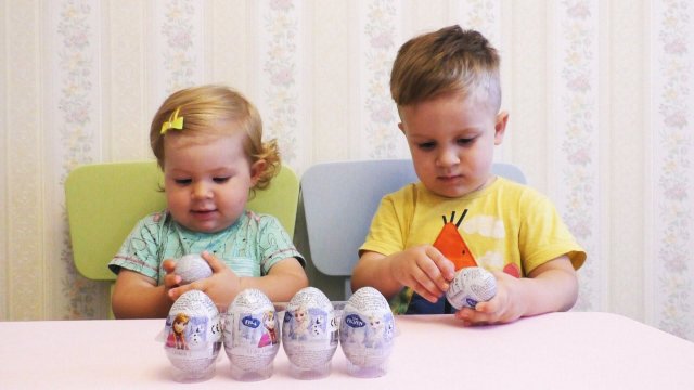 ✿ FROZEN Фрозен Холодное Сердце открываем яйца с сюрпризом Disney Videos surprise egg toys