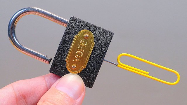 4 Простых изобретения и способ открыть замок