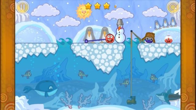 Новый КРАСНЫЙ ШАР, Красныш спасает бабушку мультик игра Детский летсплей #76