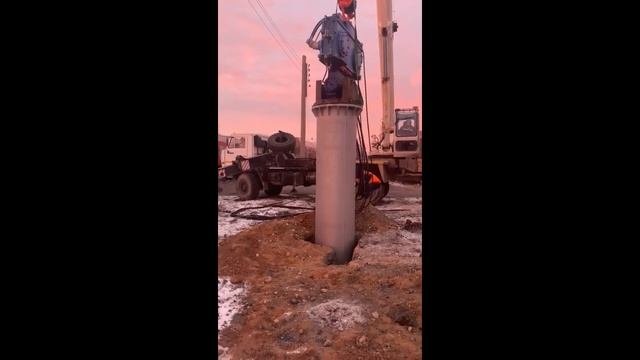 Финарос 600 .гост 32947-2014 опоры освещения, погружение трубной сваи