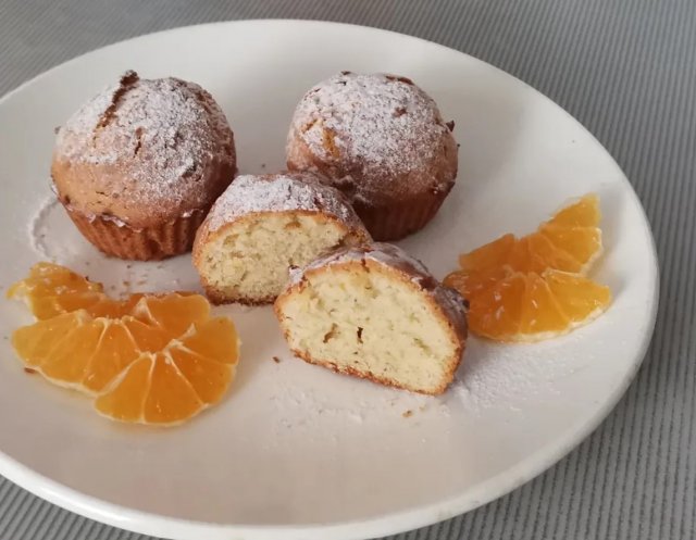 МАНДАРИНОВЫЕ КЕКСЫ! Рецепт быстрых кексиков!