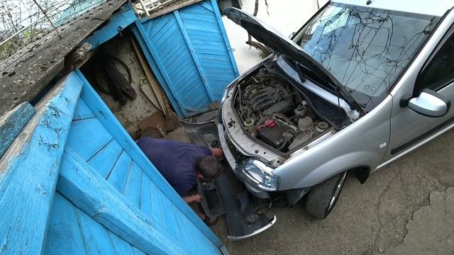 Снятие бампера Ларгус