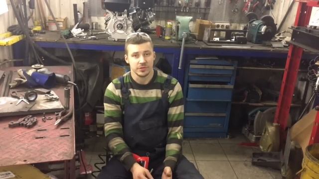Шипование ошиповка гусеницы мотобуксировщика