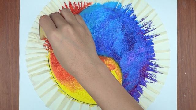 Живопись Инь Янь| Простая техника рисования акрилом| Простая клейкая лента