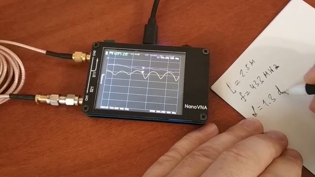 S11, S21 методы измерения потерь в кабеле на NanoVNA