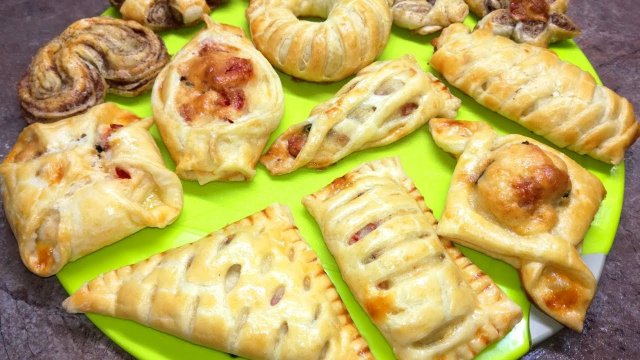 12 простых форм для булочек из слоеного теста. Способы формирования булочек