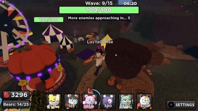 Spooky Carnival Night: Halloween Event Tower | Flavor Frenzy Tower Defense Roblox