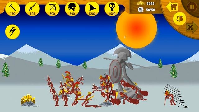 Великаны против ЭЛИТНЫХ ВОЙСК врага! - Stick war legacy HARD #8 Безумно